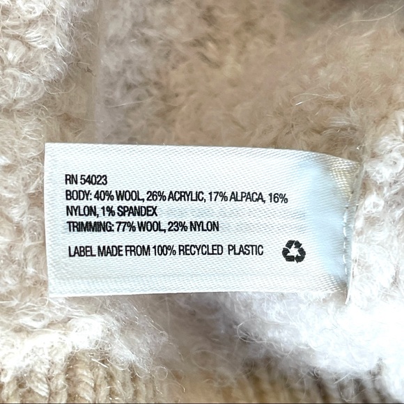 DONATING Versatile GAP vest wool blend sleeveless zipper front warm S stylish - Picture 11 of 14